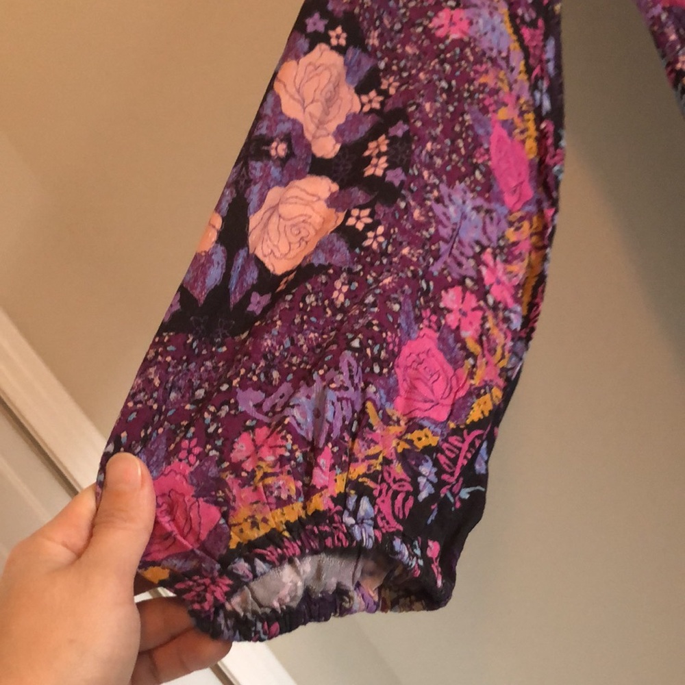 Free People Marais floral printed maxi dress size XS - Picture 7 of 9